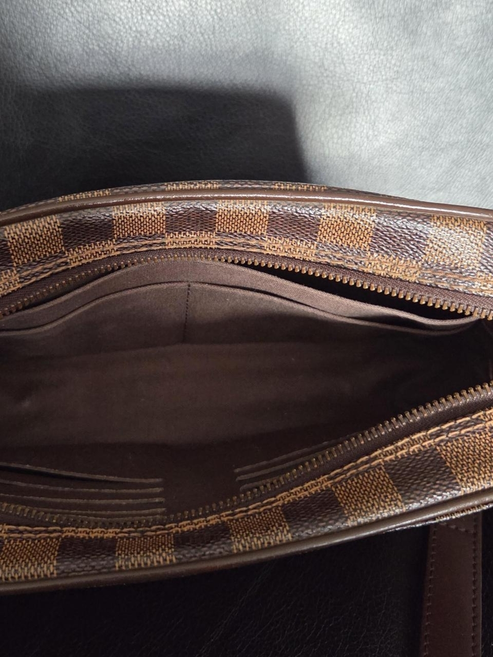 Louis Vuitton Brown Damier Ebene Clutch Wristlet - Picture 7 of 9